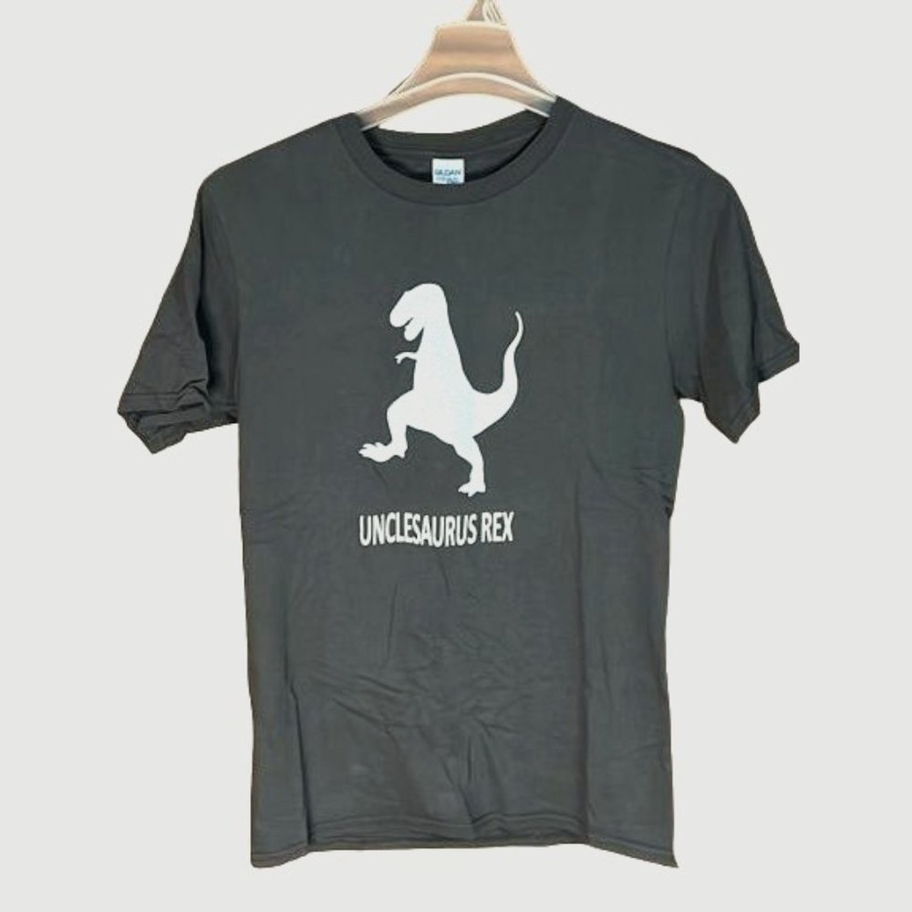 Unclesaurus Rex Ring Spun Medium T-Shirt (T-Shirt for Uncles)